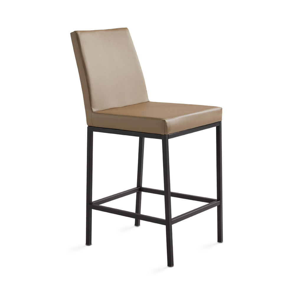 HAVANA Counter Chair S25BLK Grey PU BLACK FRAME | InSTYLE Home & Rugs