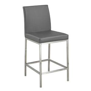 HAVANA Counter Chair GY649 S25 Black/ Brushed PU - modern bar stool with adjustable height for flexible seating | Image 2 | InSTYLE Home & Rugs