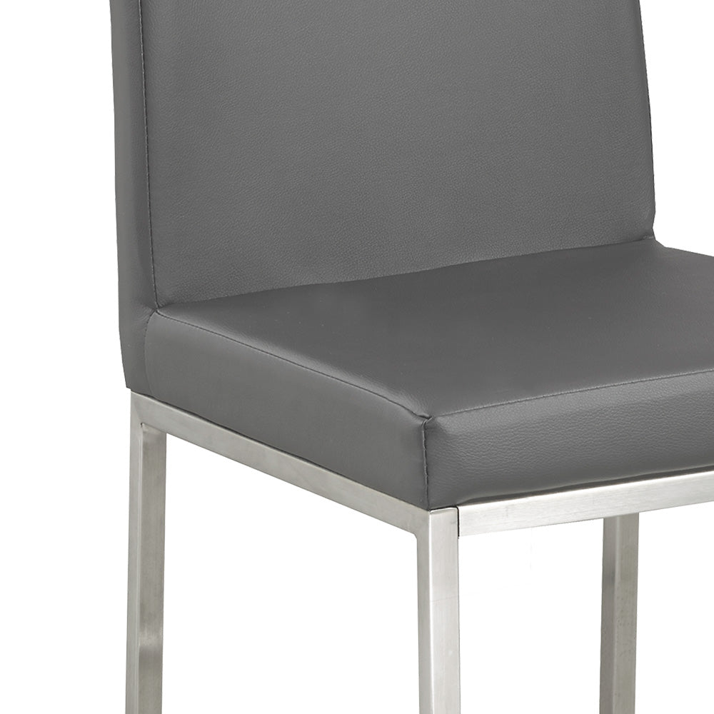 Havana Counter Chair GY649 S25 White/ Brushed Pu - durable construction for long-lasting use | Image 1 | InSTYLE Home & Rugs