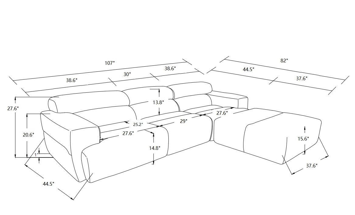 Rex Sectional - customizable to fit your space and seating needs | Image 13 | InSTYLE Home & Rugs