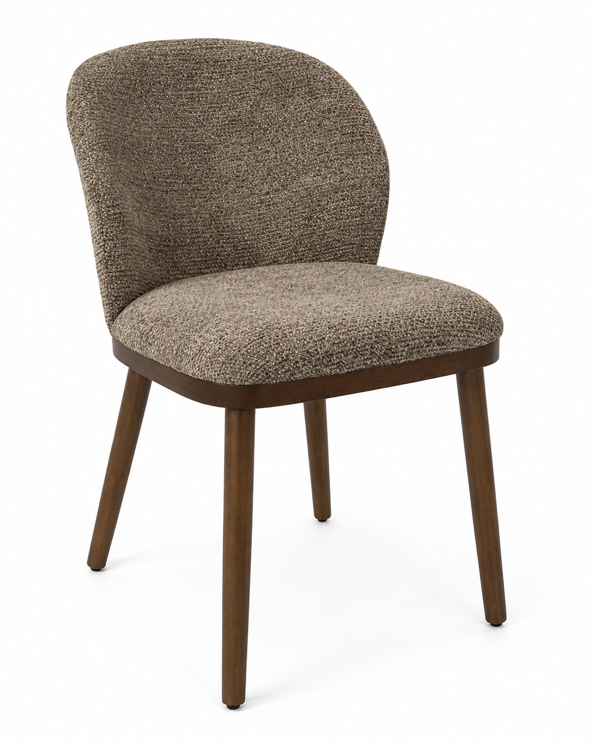 Rhea Chair GY-DC-430 Chocolate fabric - comfortable seating for dining and office spaces | Image 1 | InSTYLE Home & Rugs