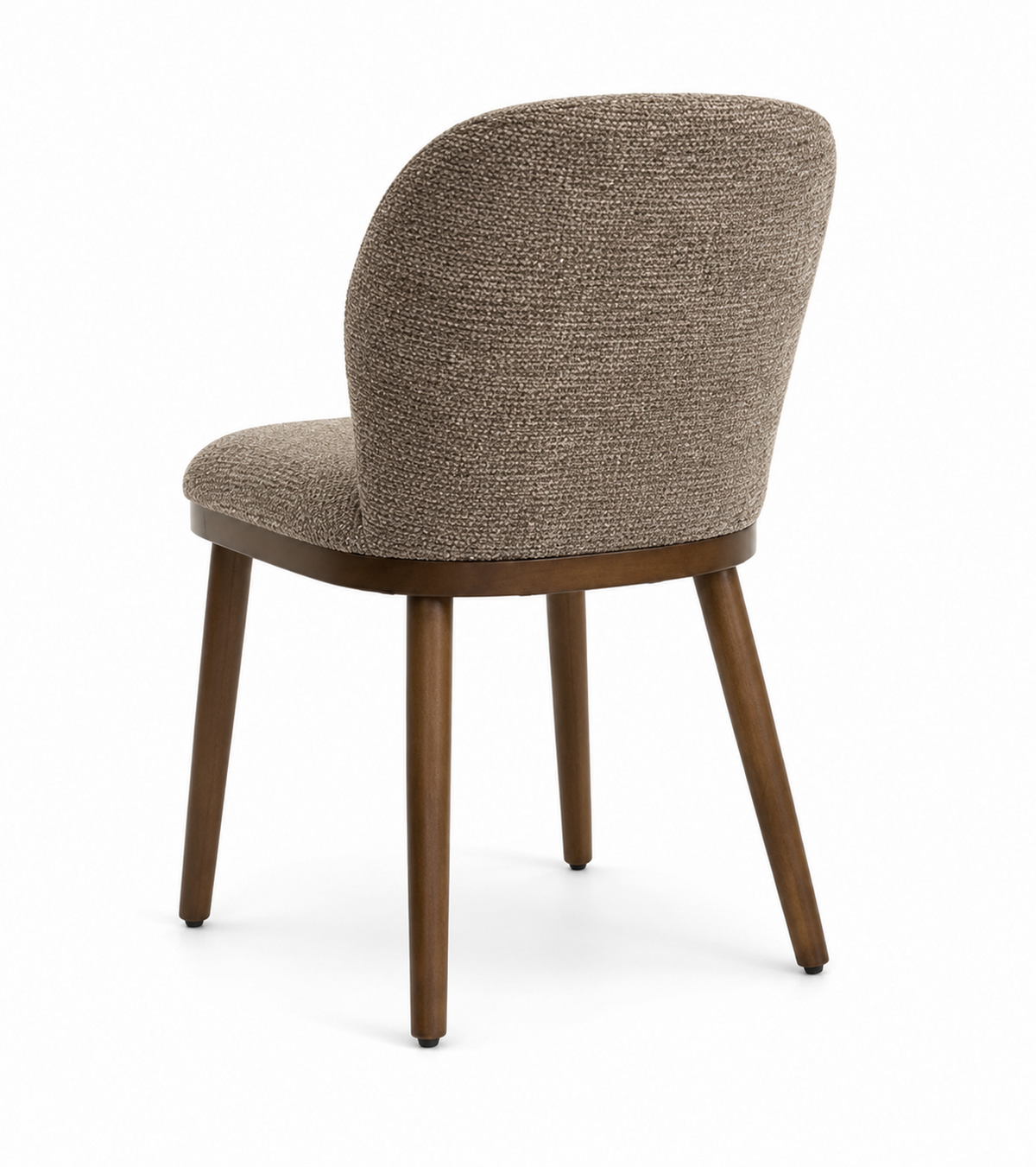 Rhea Chair GY-DC-430 Chocolate fabric - comfortable seating for dining and office spaces | Image 4 | InSTYLE Home & Rugs
