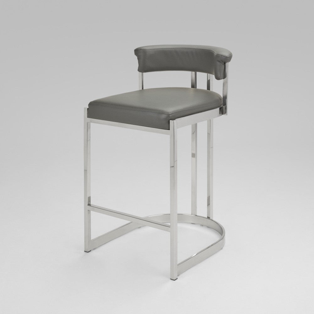 CORONA COUNTER CHAIR Grey Pu | InSTYLE Home & Rugs