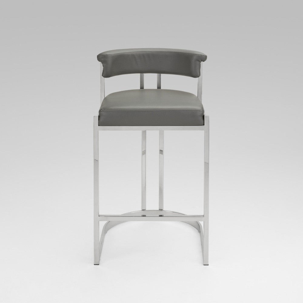 Corona Counter Chair Grey Velvet | InSTYLE Home & Rugs