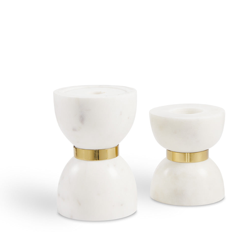 Tea Light - modern white & gold home decor | Image 1 | InSTYLE Home & Rugs