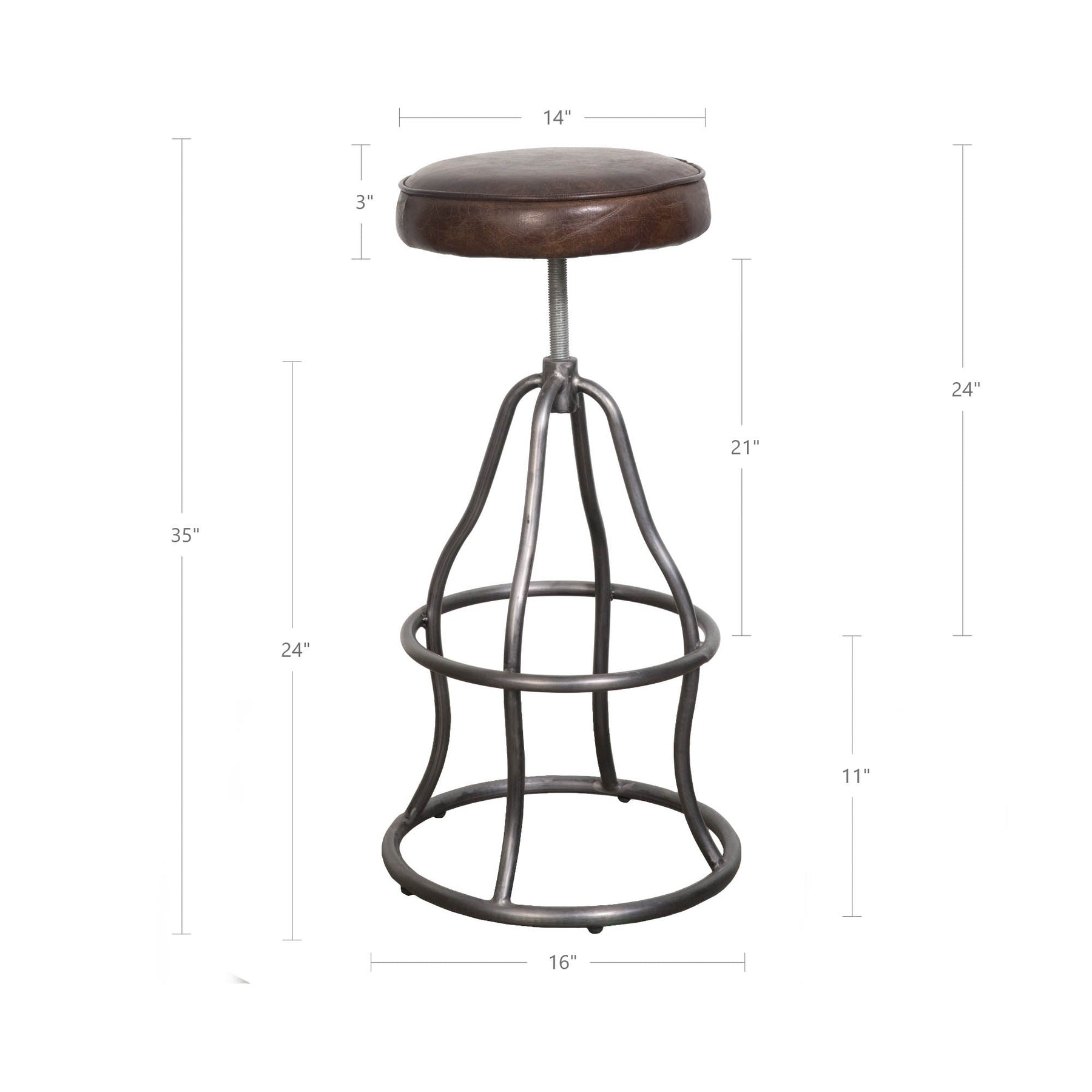 Bowie Stool - perfect for small spaces | Image 6 | InSTYLE Home & Rugs