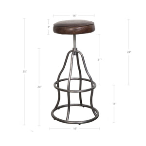 Bowie Stool - perfect for small spaces | Image 6 | InSTYLE Home & Rugs