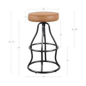Bowie Stool - compact and stylish design | Image 3 | InSTYLE Home & Rugs