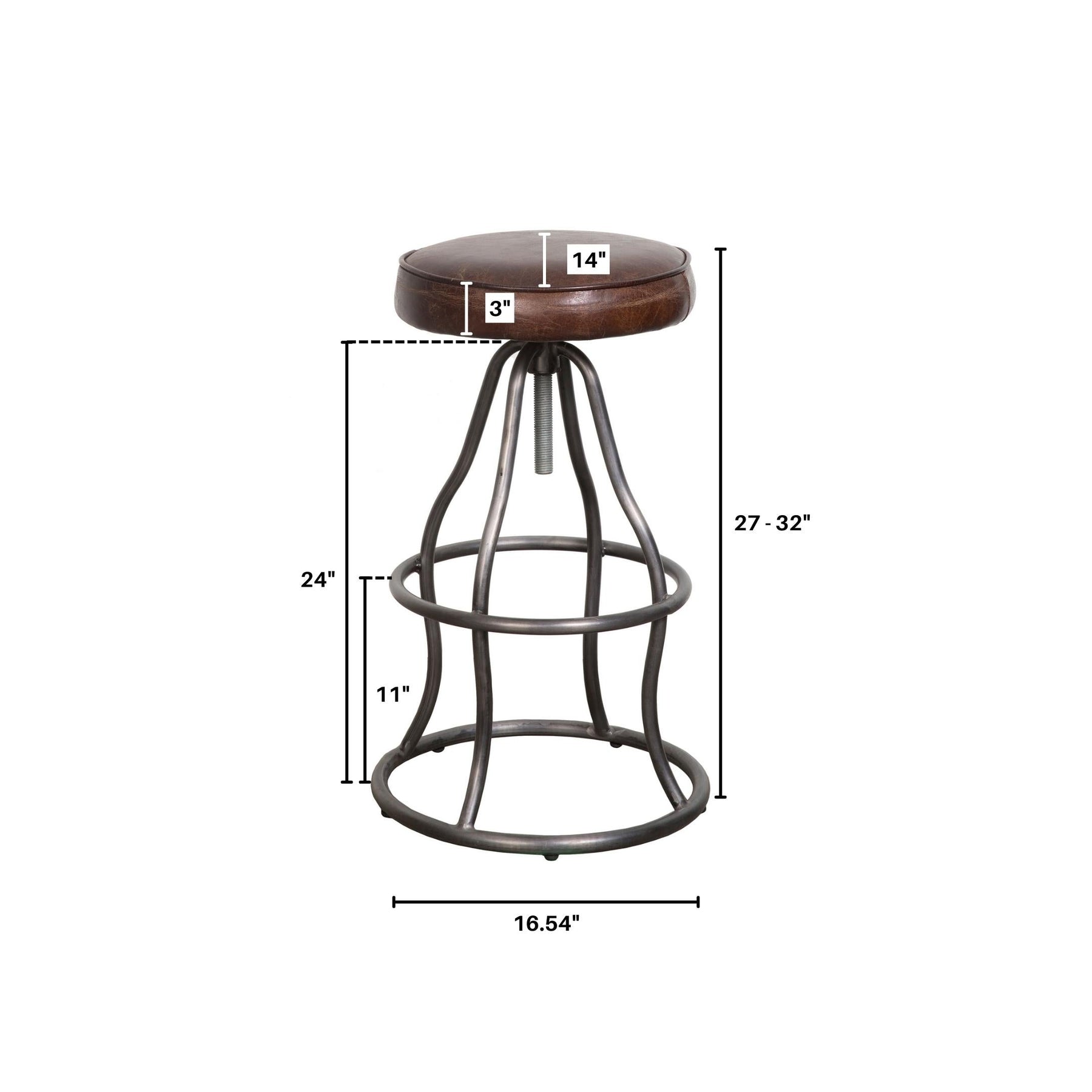 Bowie Stool - perfect for small spaces | Image 10 | InSTYLE Home & Rugs