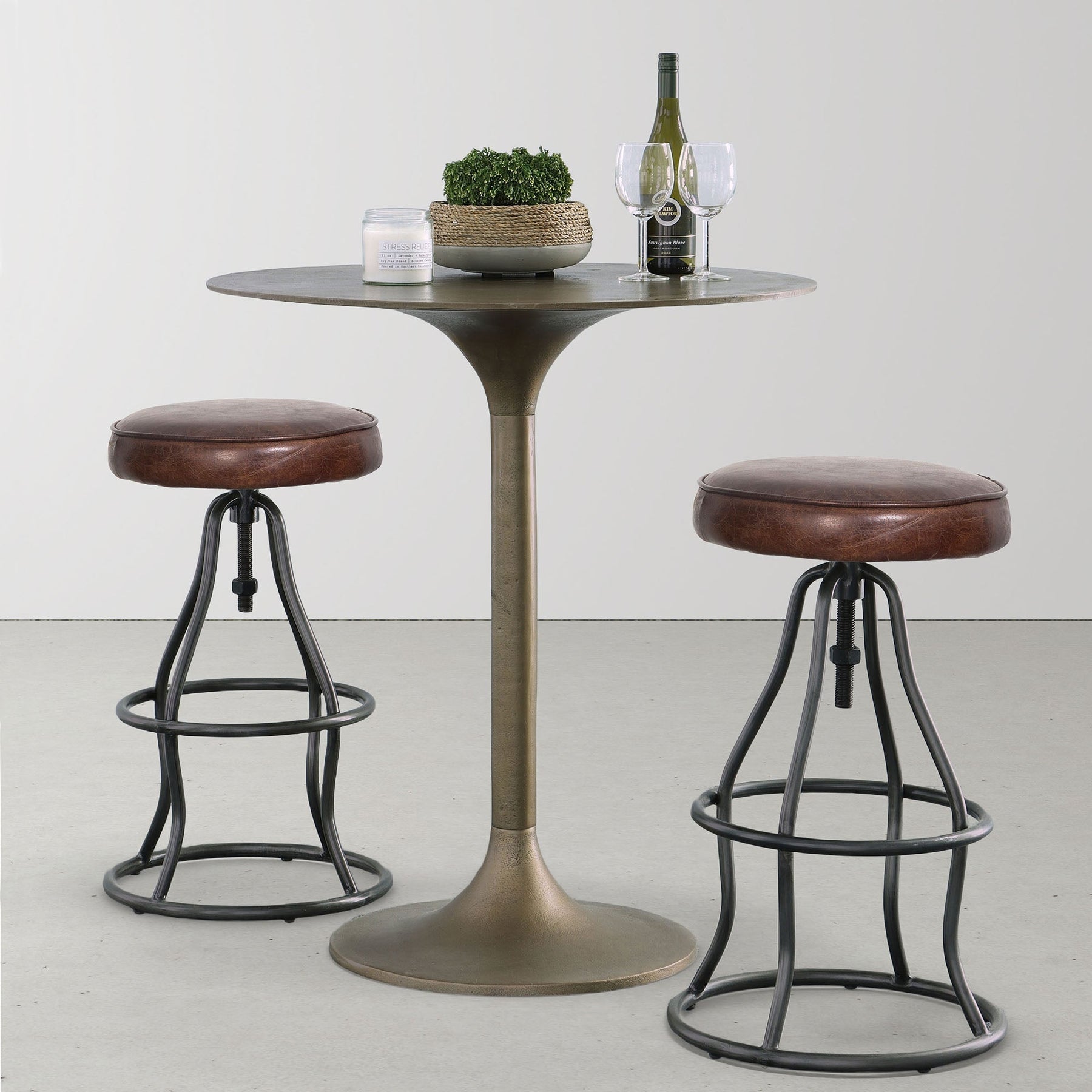 Bowie Stool - perfect for small spaces | Image 2 | InSTYLE Home & Rugs