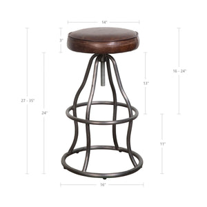 Bowie Stool - perfect for small spaces | Image 3 | InSTYLE Home & Rugs