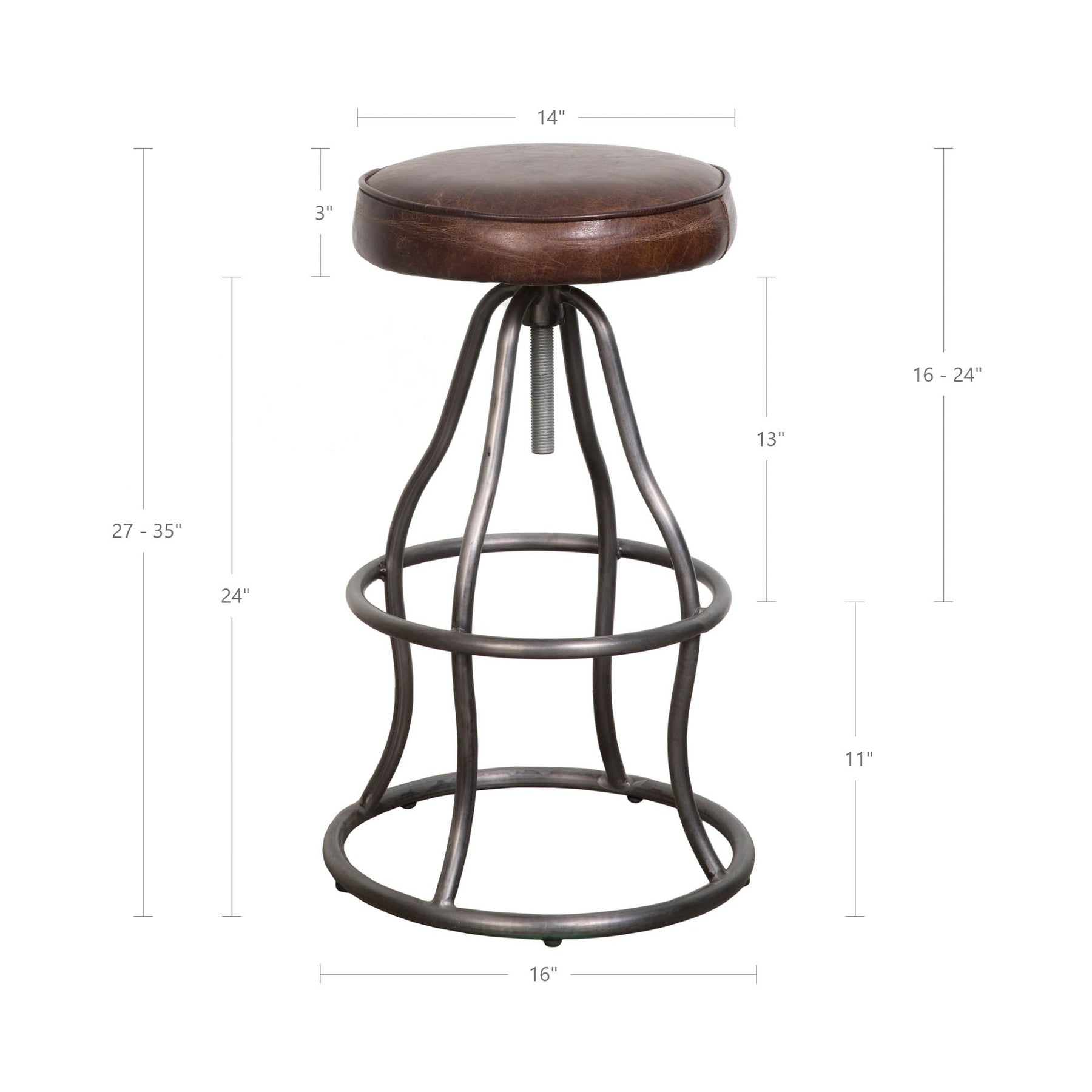 Bowie Stool - perfect for small spaces | Image 4 | InSTYLE Home & Rugs
