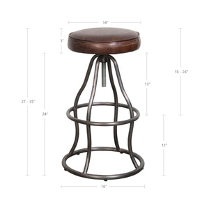 Bowie Stool - perfect for small spaces | Image 4 | InSTYLE Home & Rugs