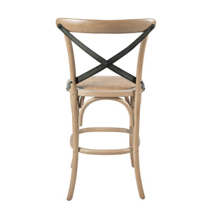Cross Back Fixed Counter Stool - sleek stools for kitchen bars | Image 6 | InSTYLE Home & Rugs