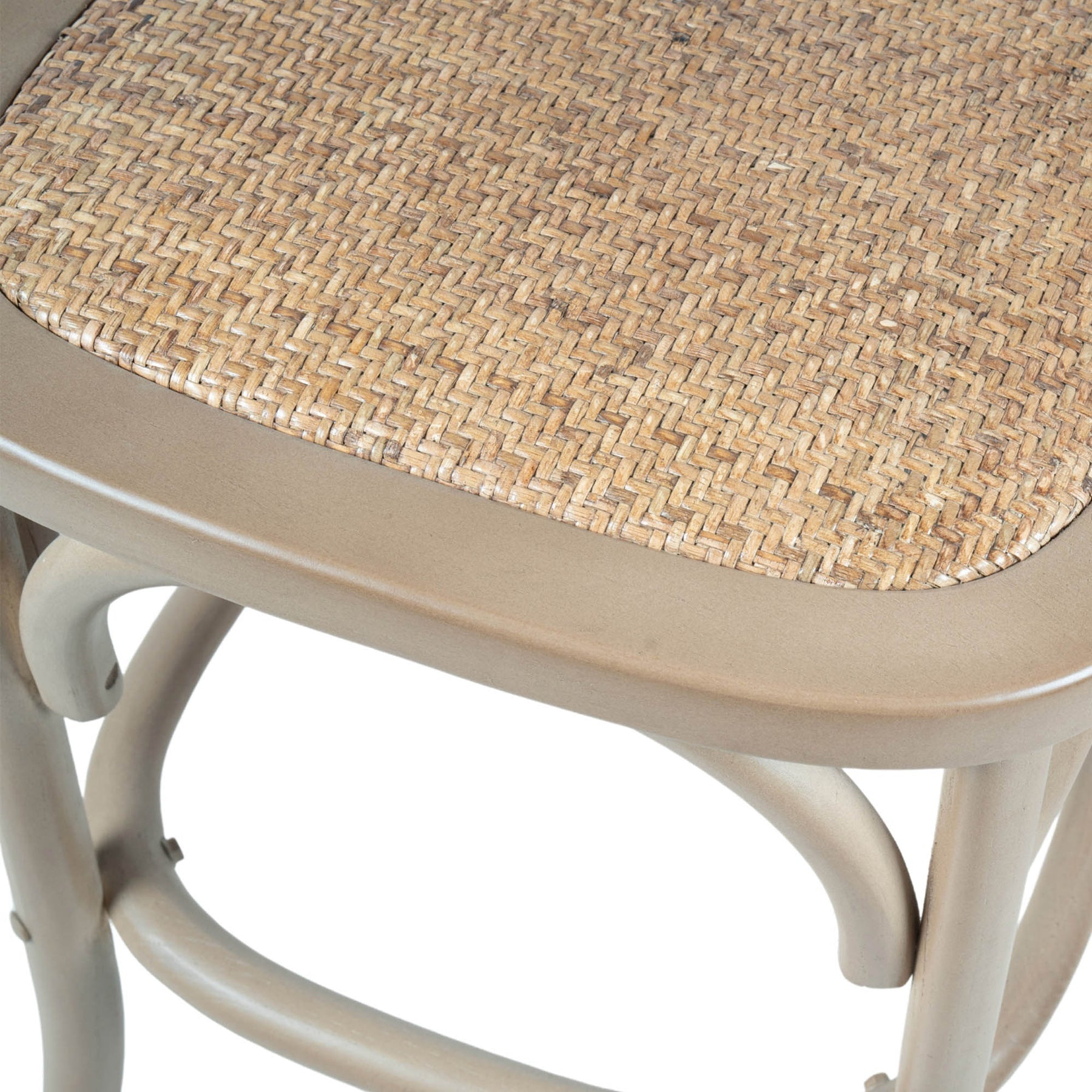 Cross Back Fixed Counter Stool - sleek stools for kitchen bars | Image 7 | InSTYLE Home & Rugs