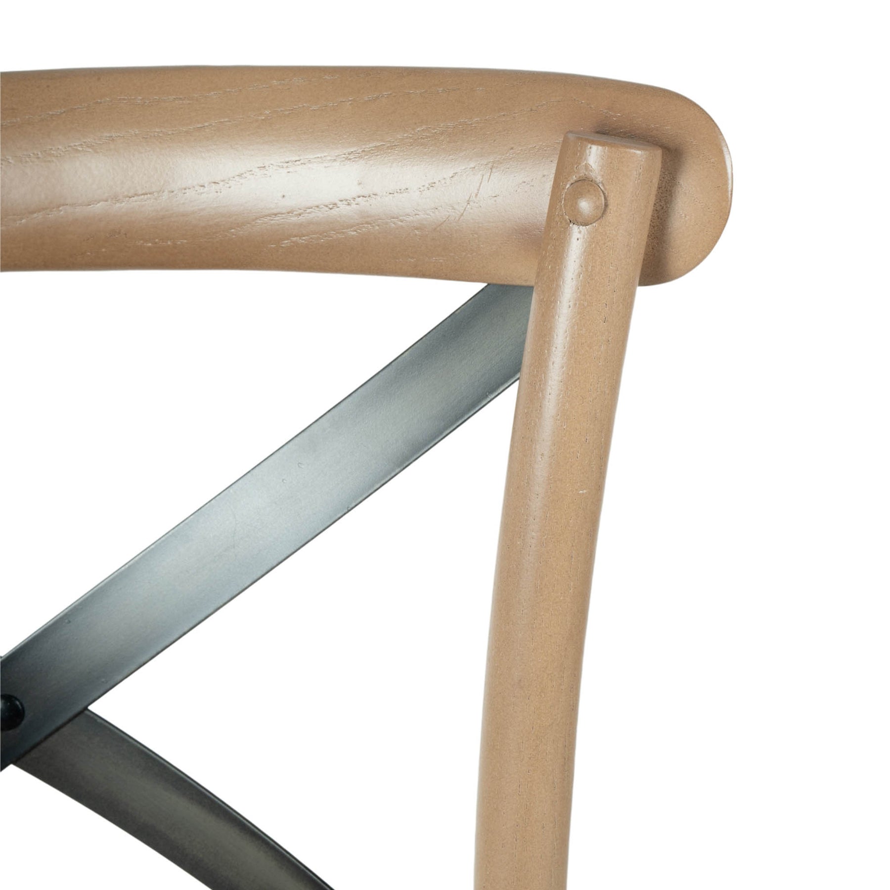 Cross Back Fixed Counter Stool - sleek stools for kitchen bars | Image 8 | InSTYLE Home & Rugs