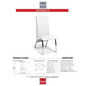 Monaco Dining Chair - elegant seating for dining areas | Image 6 | InSTYLE Home & Rugs