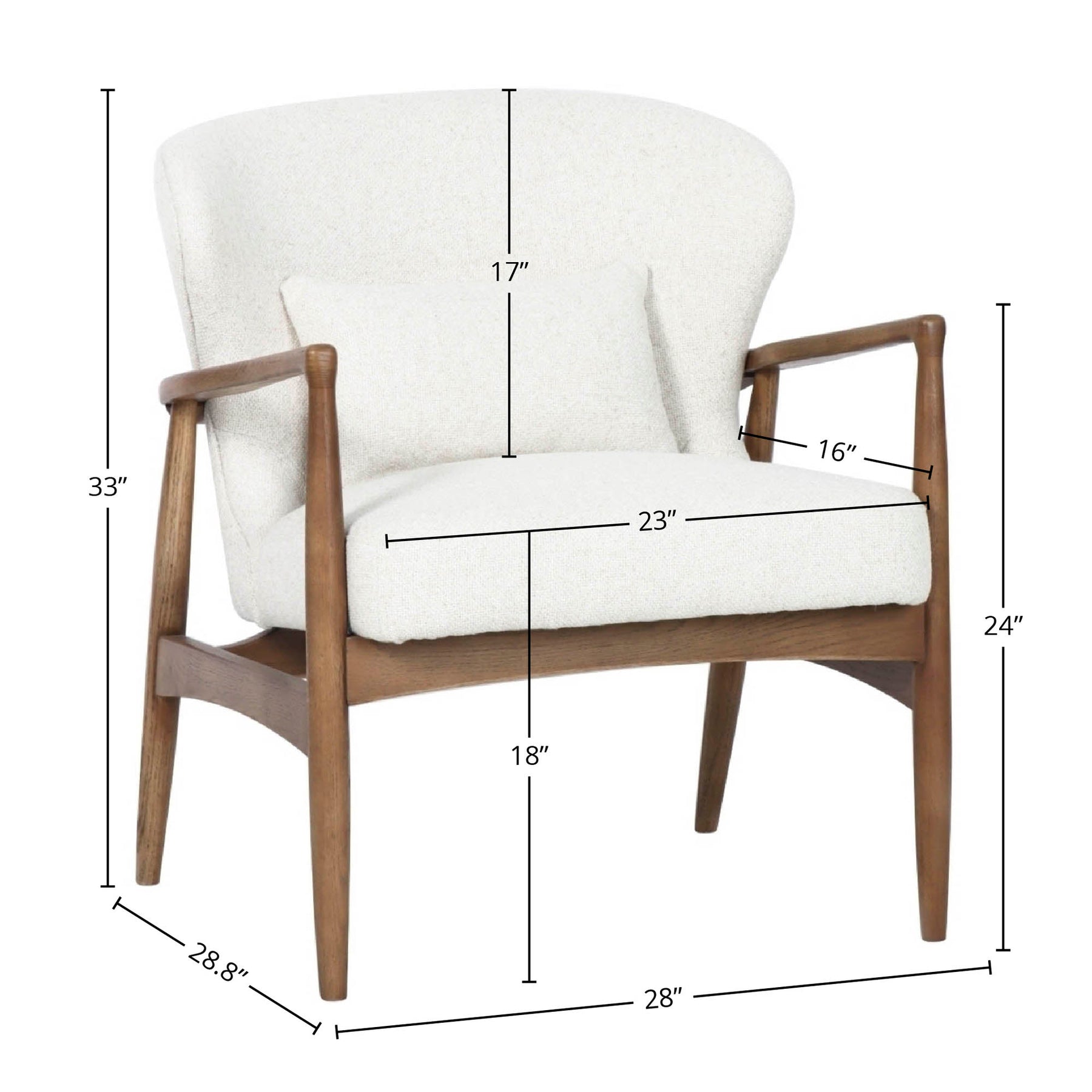 Rhodes Club Chair - variety of styles from classic to contemporary | Image 3 | InSTYLE Home & Rugs