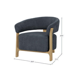 Harlow Club Chair - durable construction for long-lasting use | Image 3 | InSTYLE Home & Rugs