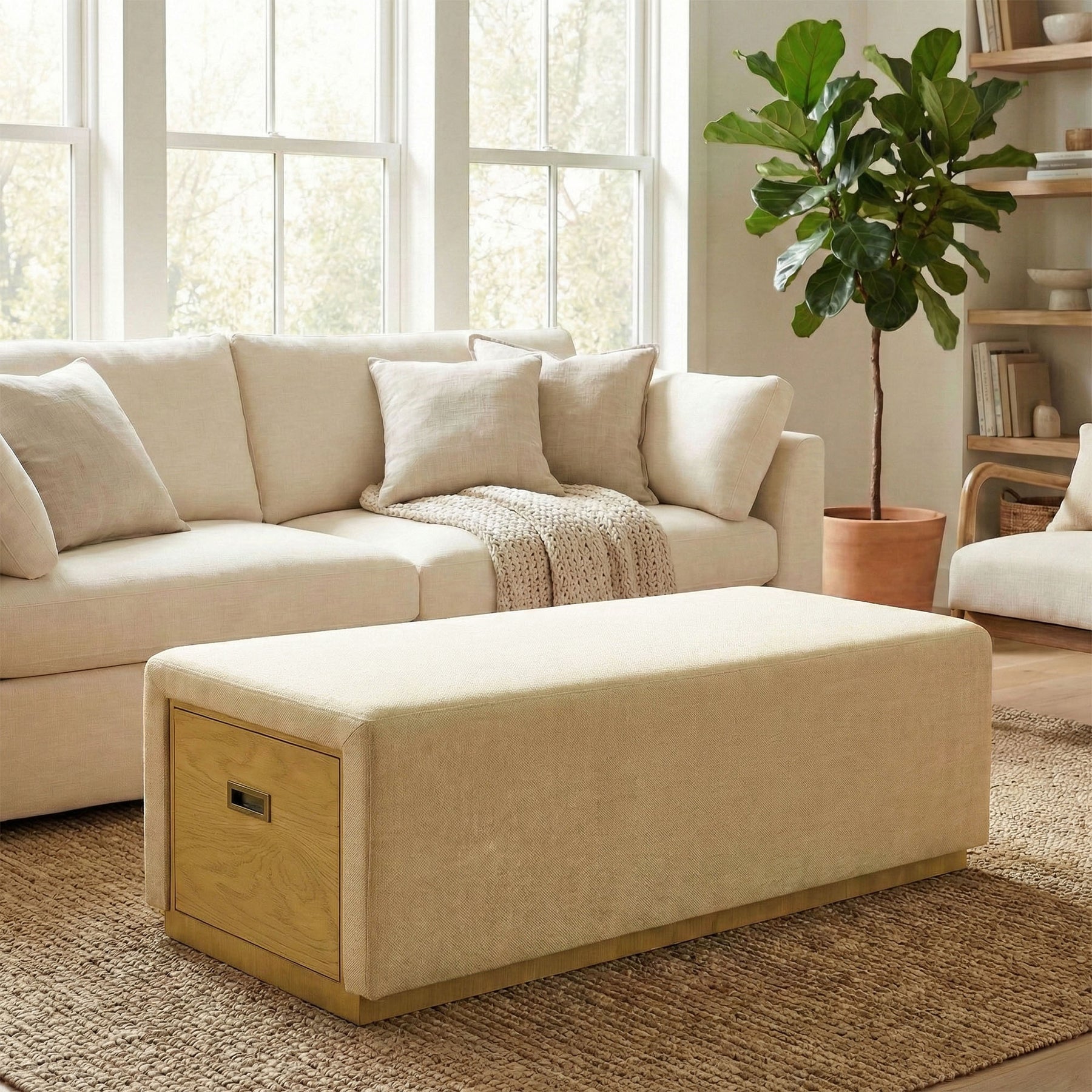 Elara Storage Ottoman - comfortable ottoman for any room | Image 14 | InSTYLE Home & Rugs