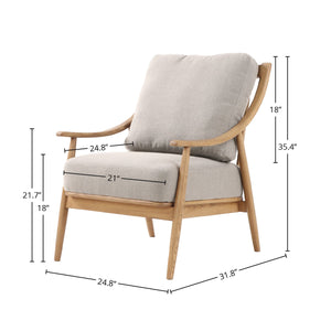 Kinsley Club Chair - comfortable seating for dining and office spaces | Image 2 | InSTYLE Home & Rugs
