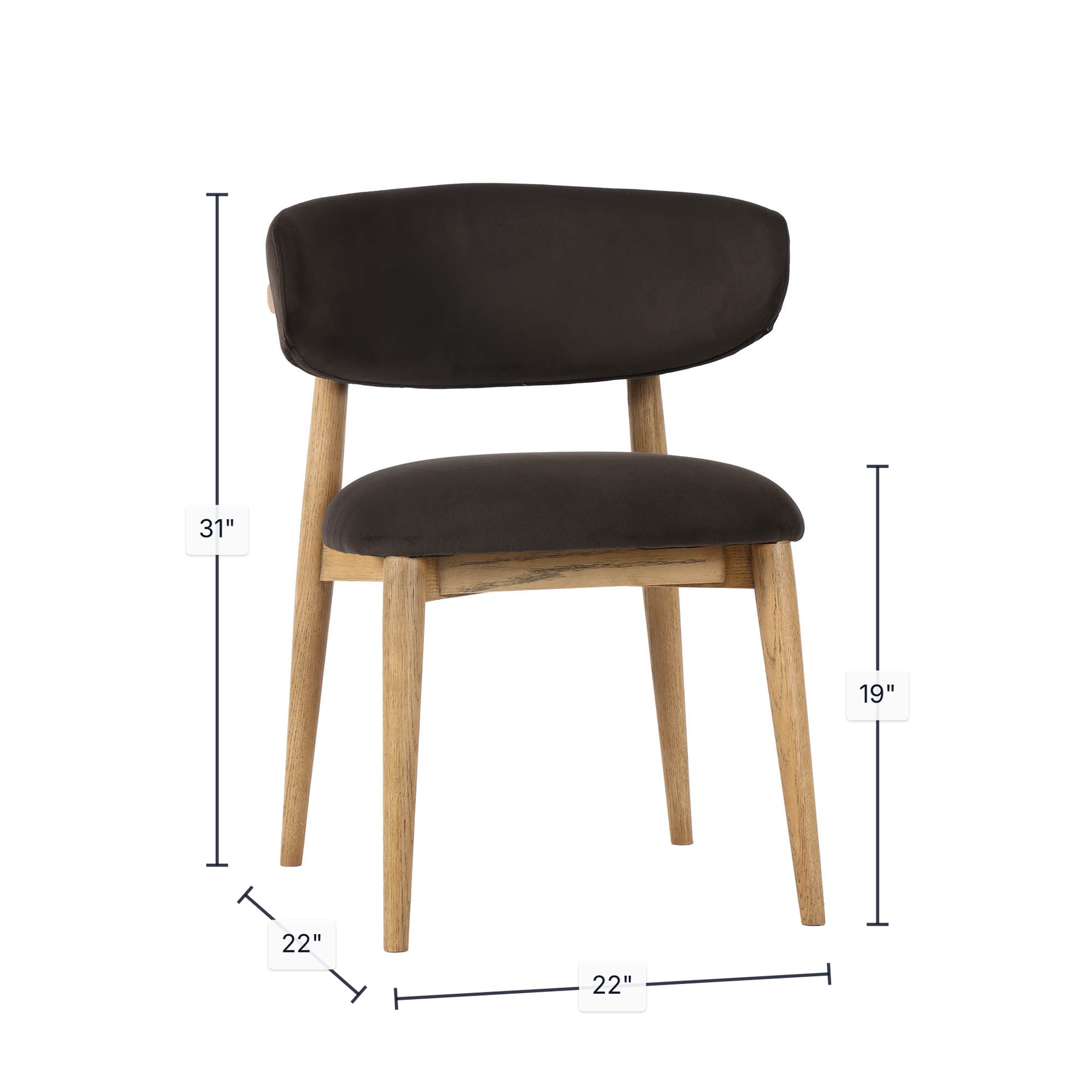 Milo Dining Chair - stylish chairs for any table | Image 3 | InSTYLE Home & Rugs