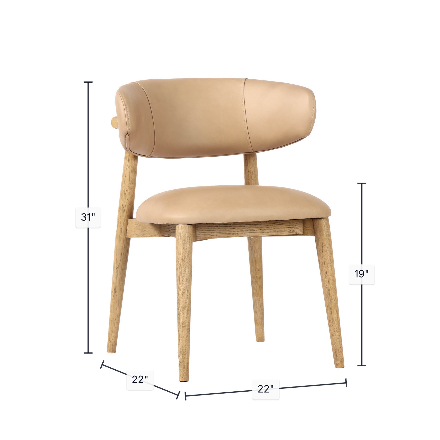 Milo Dining Chair - stylish chairs for any table | Image 3 | InSTYLE Home & Rugs