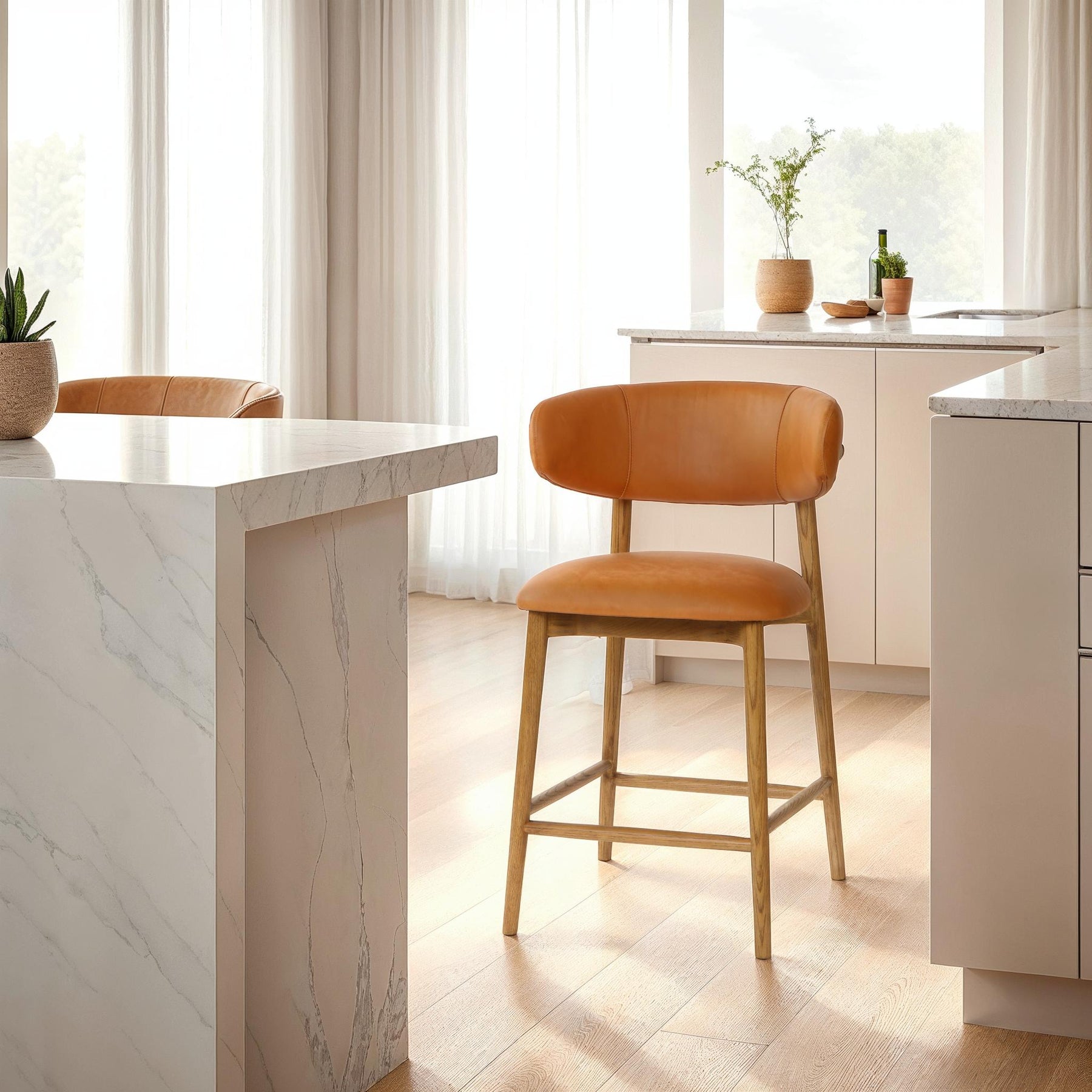 Milo Counter Stool - ergonomic design for comfort | Image 2 | InSTYLE Home & Rugs