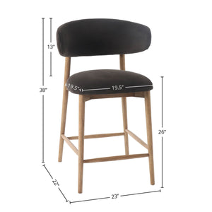 Milo Counter Stool - perfect for modern counters | Image 3 | InSTYLE Home & Rugs