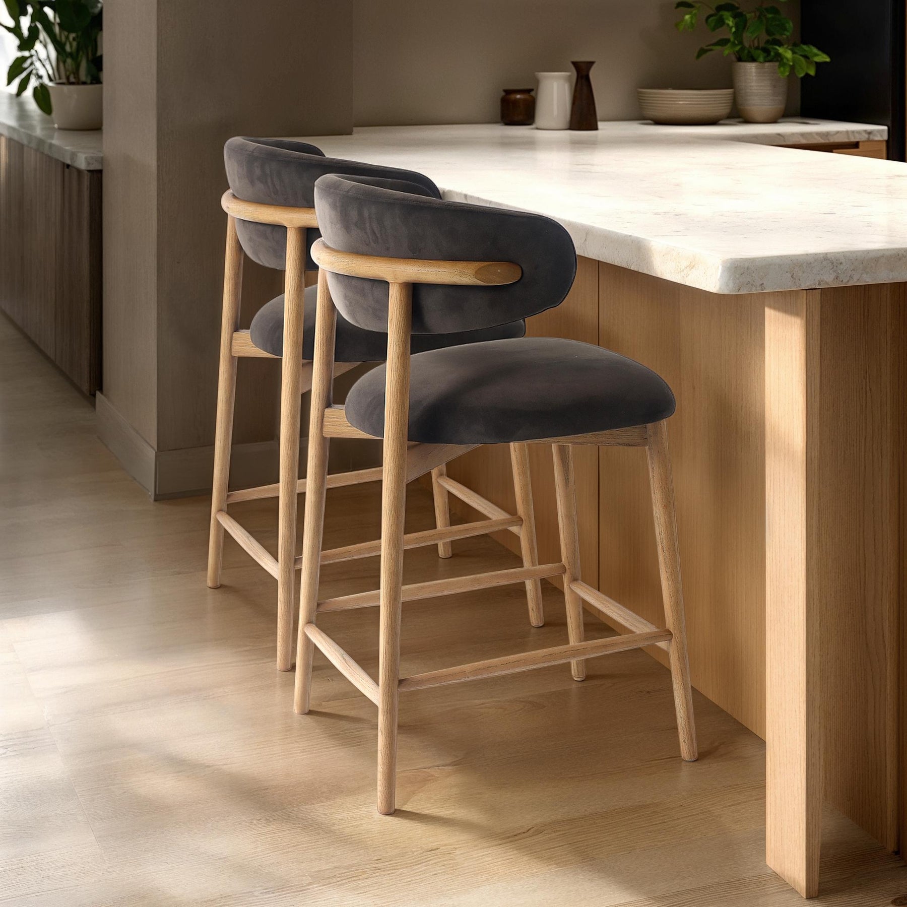 Milo Counter Stool - perfect for modern counters | Image 2 | InSTYLE Home & Rugs