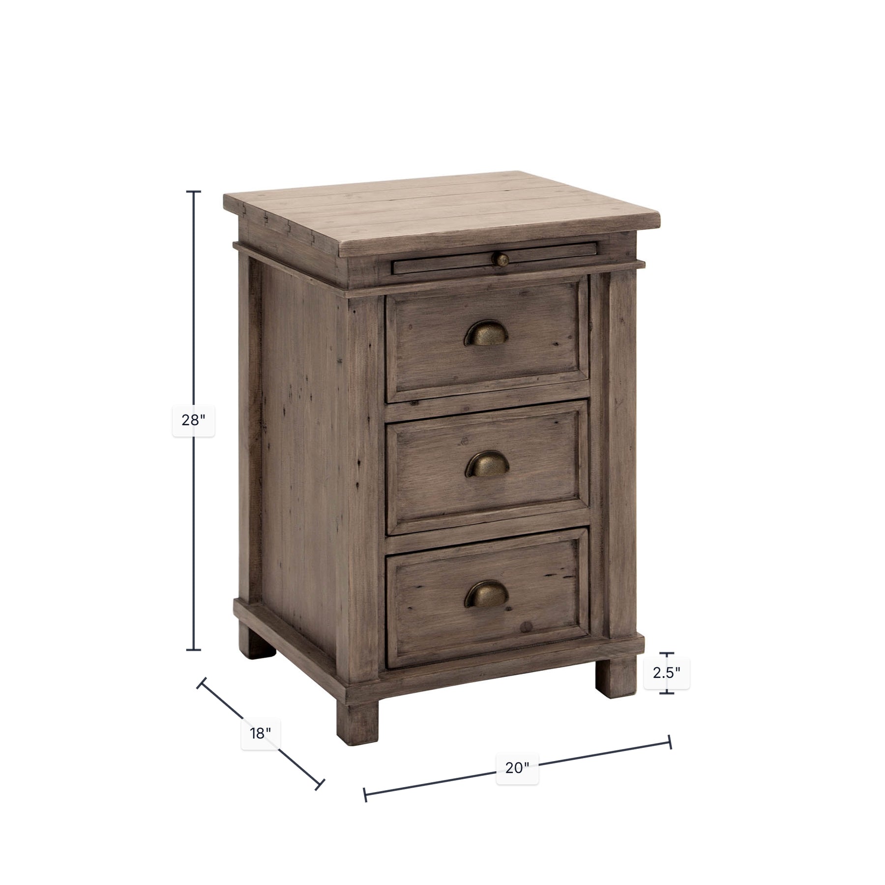 Settler Nightstand - modern storage for your bedside | Image 3 | InSTYLE Home & Rugs