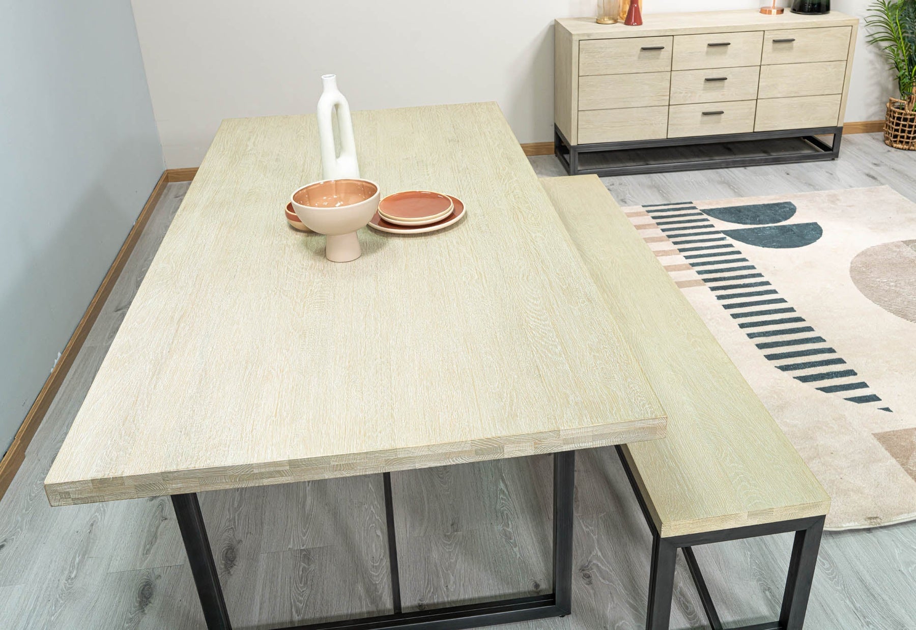 Starlight Dining Table - elegant seating for dining areas | Image 7 | InSTYLE Home & Rugs