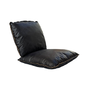 Relax Black Leather Cushions - comfortable cushion for adding softness to your sofa | Image 2 | InSTYLE Home & Rugs