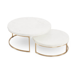 Nesting Servers (set Of 2) Gold XC-2916 - find unique and stylish pieces to express your personality | Image 1 | InSTYLE Home & Rugs
