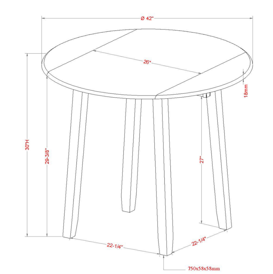 Conrad 3pc Dining Set - comfortable dining experience | Image 6 | InSTYLE Home & Rugs