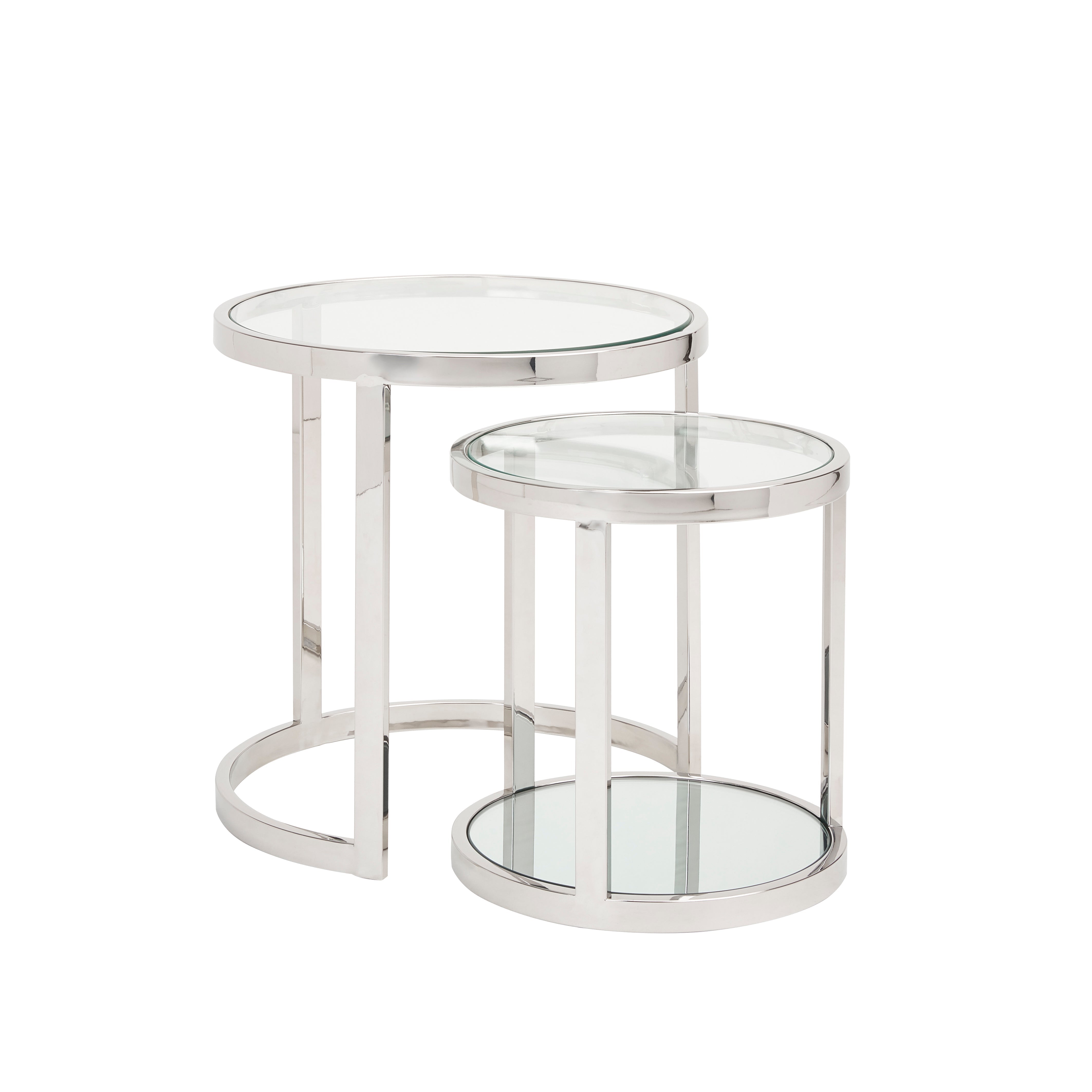 AVON Nesting End Table GY-ET-509 2pc Round Nesting Table - available in various materials and finishes | Image 2 | InSTYLE Home & Rugs