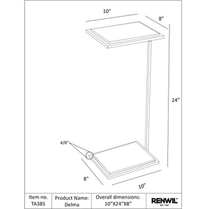 Delma* - small accent table with storage for a clutter-free space | Image 5 | InSTYLE Home & Rugs