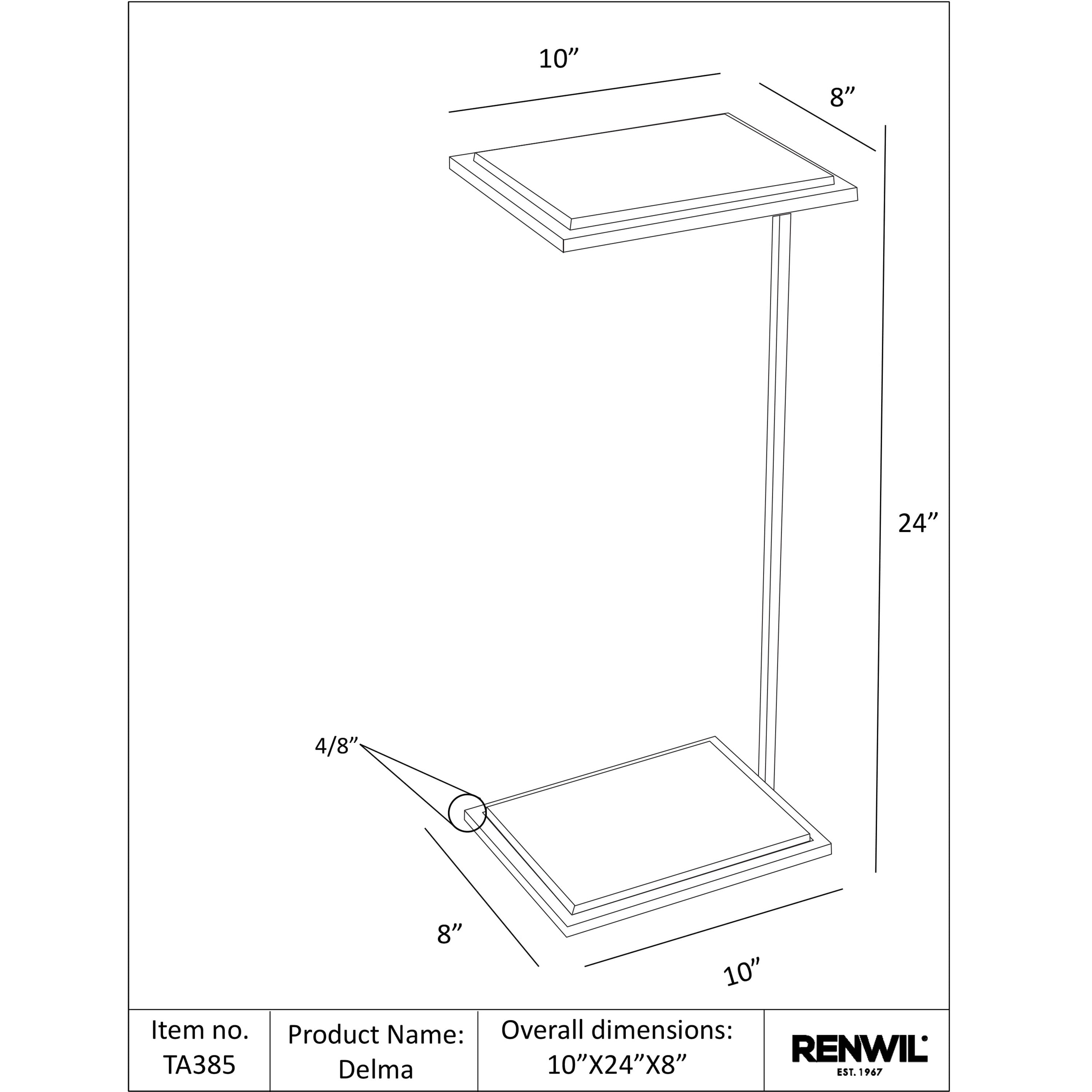 Delma* - small accent table with storage for a clutter-free space | Image 5 | InSTYLE Home & Rugs