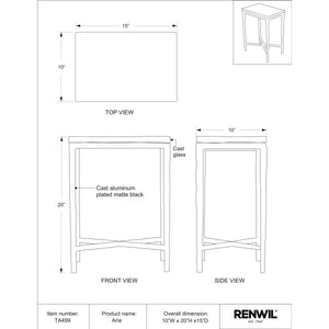 Aria* - small accent table with storage for a clutter-free space | Image 6 | InSTYLE Home & Rugs