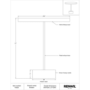 Braiden* - chic accent table for contemporary home interiors | Image 6 | InSTYLE Home & Rugs