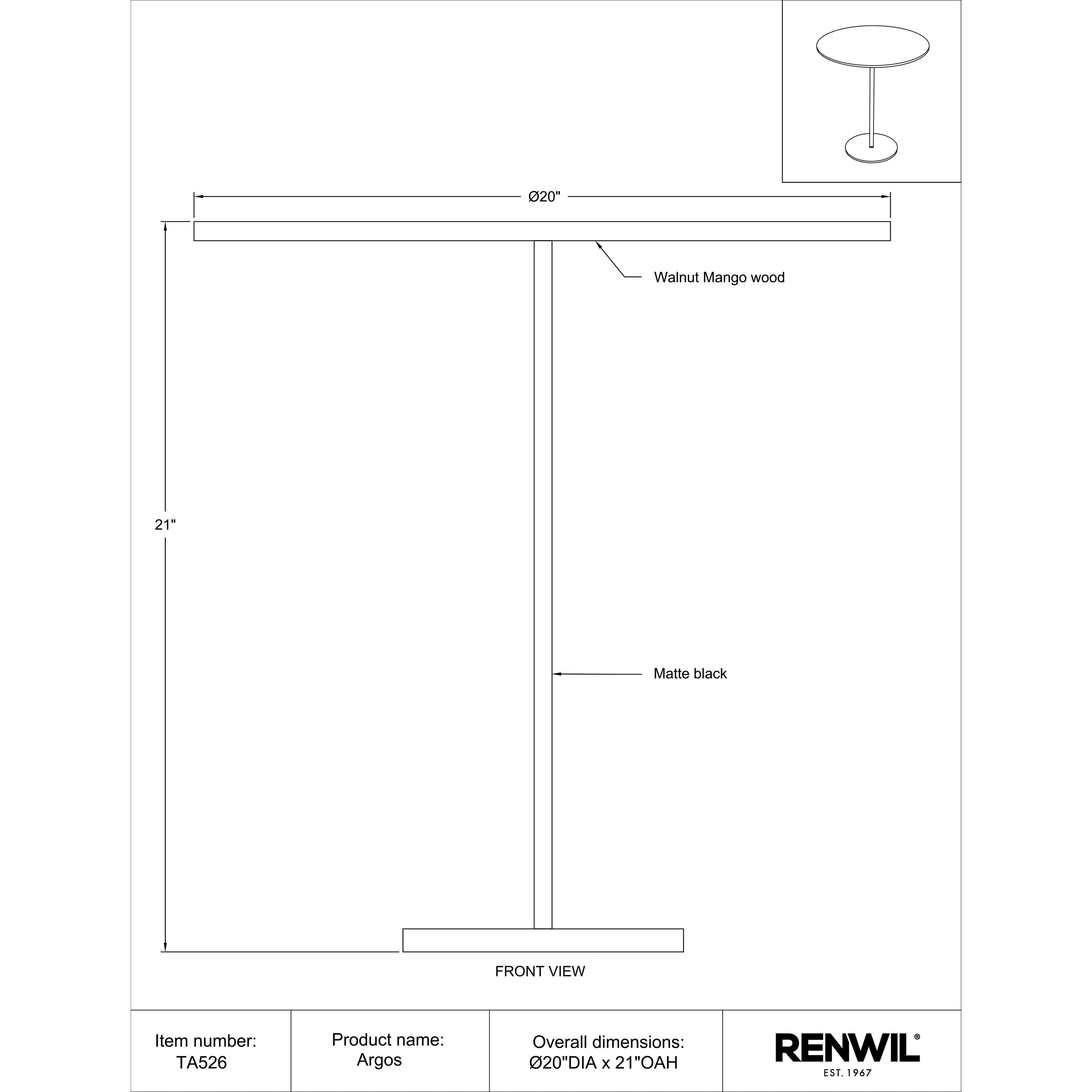 Argos* - chic accent table for contemporary home interiors | Image 6 | InSTYLE Home & Rugs
