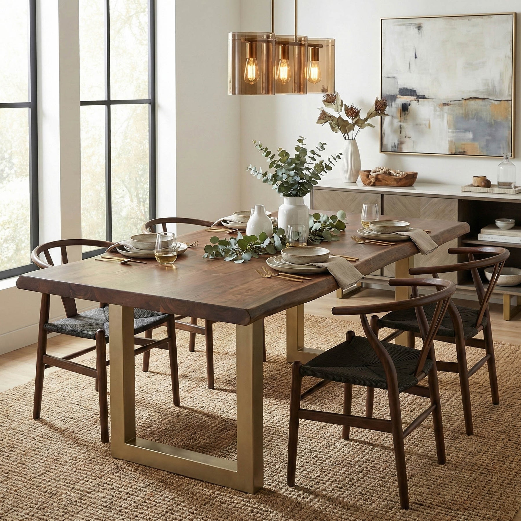 TAJ Dining Table - comfortable dining experience | Image 2 | InSTYLE Home & Rugs