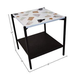 Terrazzo Side Table - chic and functional side table for your living room | Image 3 | InSTYLE Home & Rugs