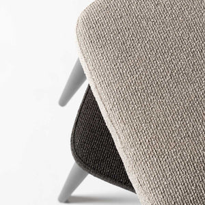 Tommy Stool — Charcoal Upholstered Stool with Black Steel Frame - charcoal upholstered stool on a black powder-coated steel frame | Image 11 | InSTYLE Home & Rugs