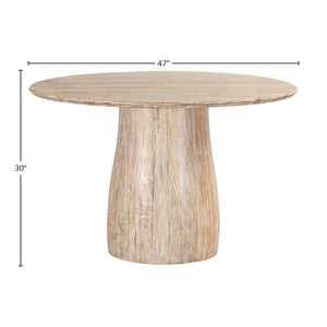 Truffle Round Dining Table - elegant seating for dining areas | Image 3 | InSTYLE Home & Rugs