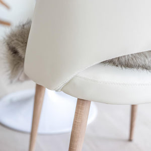 Turner Chair — PU Leather Dining Chair with Wood-Look Metal Base - pu leather dining chair with a wood-look metal base | Image 15 | InSTYLE Home & Rugs