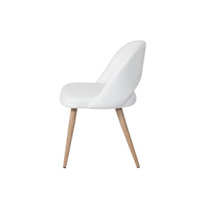 Turner Chair — PU Leather Dining Chair with Wood-Look Metal Base - pu leather dining chair with a wood-look metal base | Image 16 | InSTYLE Home & Rugs