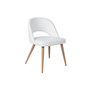 Turner Chair — PU Leather Dining Chair with Wood-Look Metal Base - pu leather dining chair with a wood-look metal base | Image 17 | InSTYLE Home & Rugs