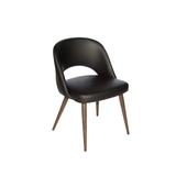 Turner Chair — PU Leather Dining Chair with Wood-Look Metal Base - pu leather dining chair with a wood-look metal base | Image 4 | InSTYLE Home & Rugs