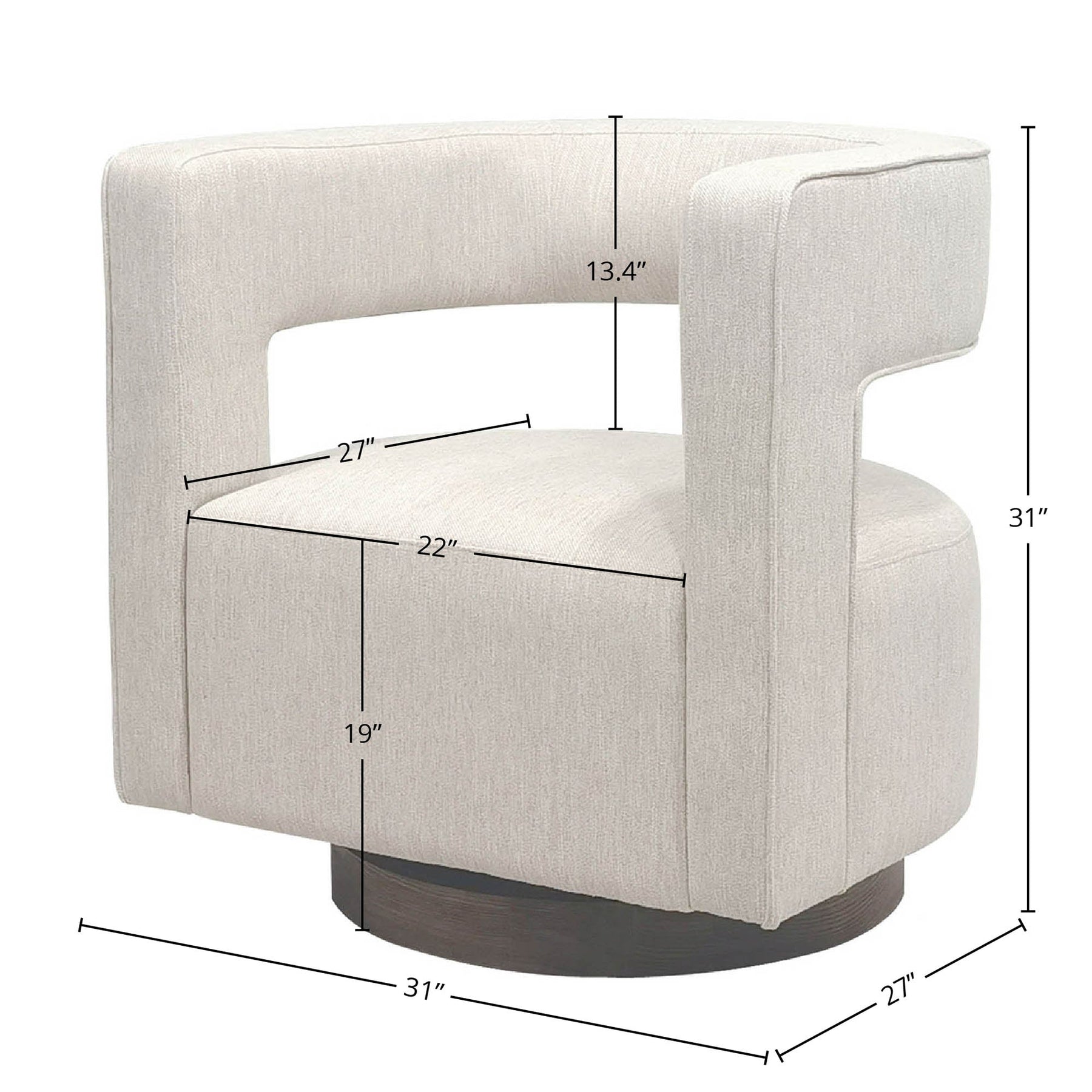 Romer Club Chair - comfortable seating for dining and office spaces | Image 6 | InSTYLE Home & Rugs